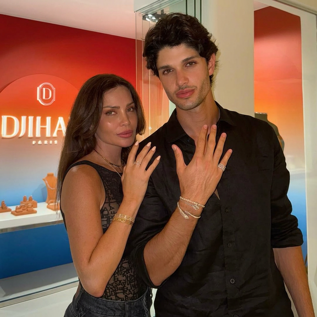 Jihan Alama and Louai Alama today, in the Djihan boutique