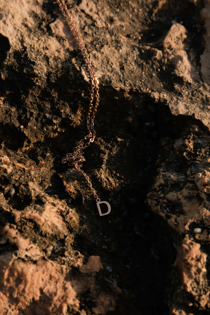 Cube Mirage Icon Pendant Necklace - Pavée (18k Rose Gold)