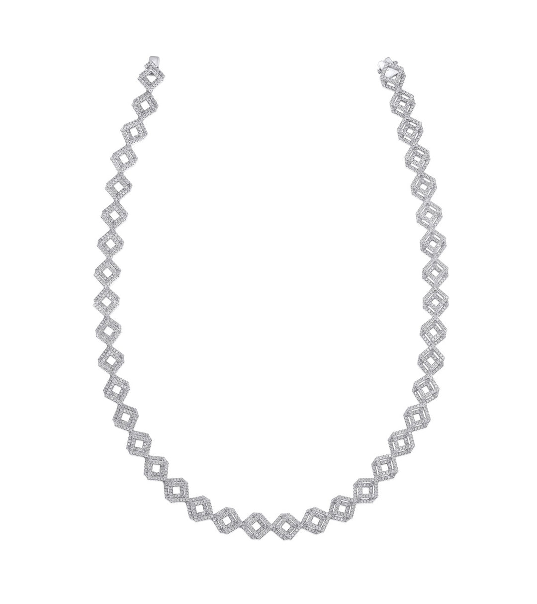 Cube Mirage Eternal Tennis  Necklace
