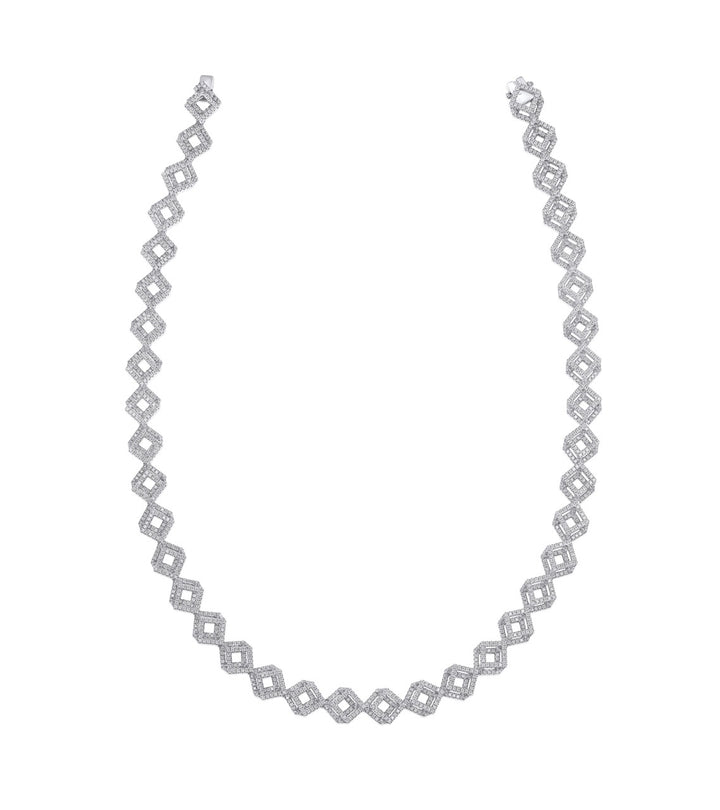 Cube Mirage Eternal Tennis  Necklace