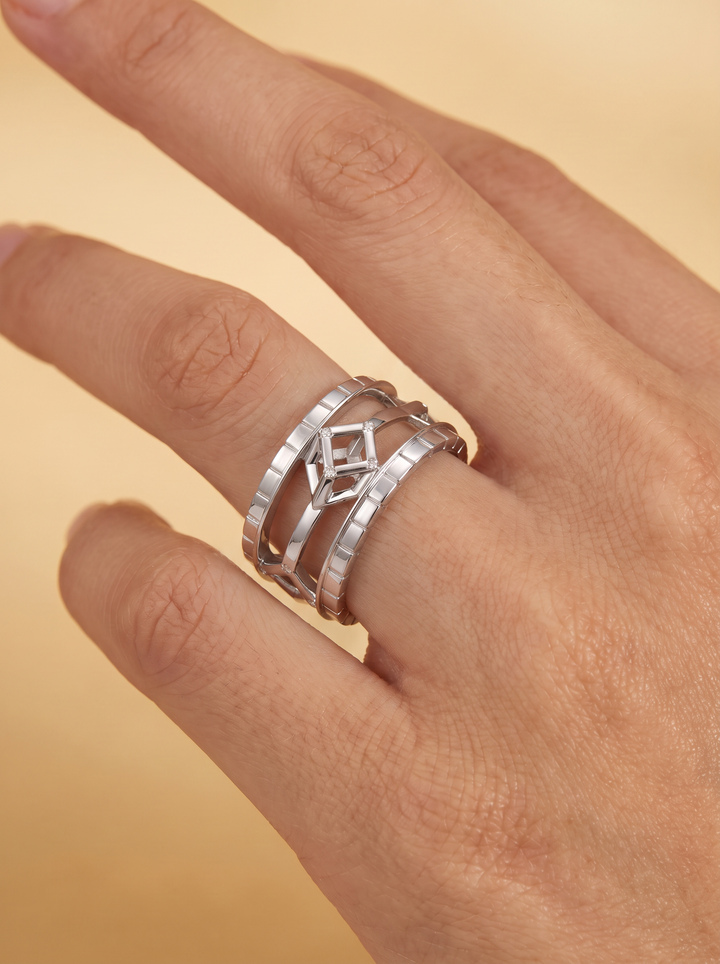 Cube Eternal Icon Ring - Accent