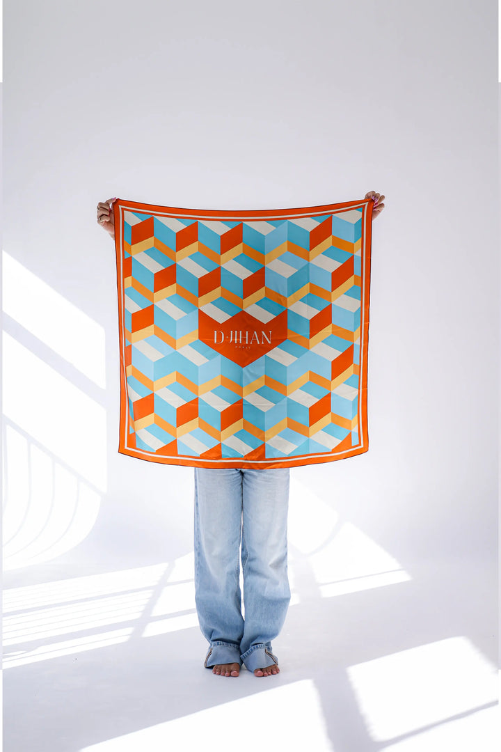 Limited Edition Silk Twill Head Scarf